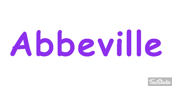 Abbeville Texteffekt