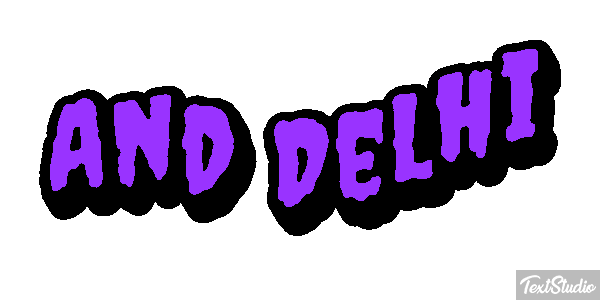 And Delhi Effetto testo