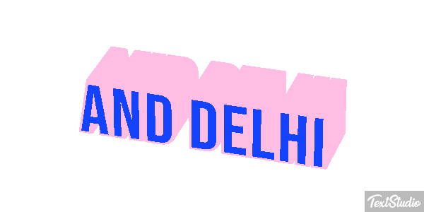 And Delhi Effetto testo