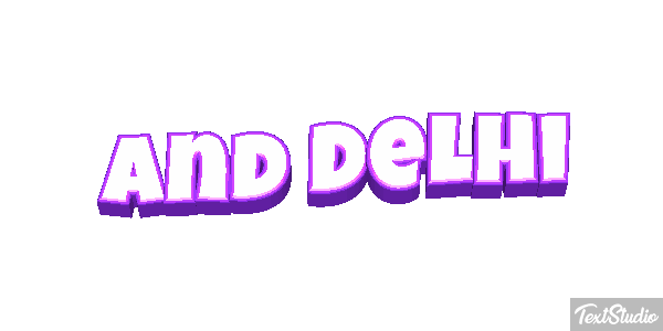 And Delhi Effetto testo