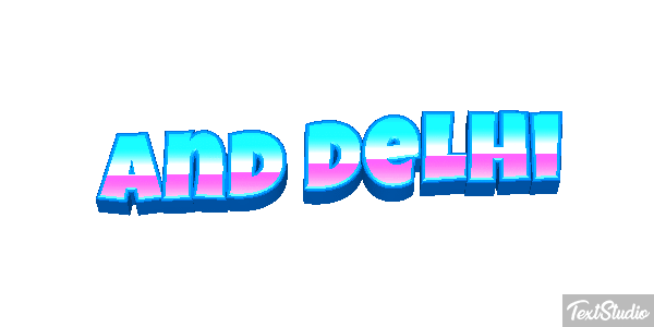 And Delhi Effetto testo
