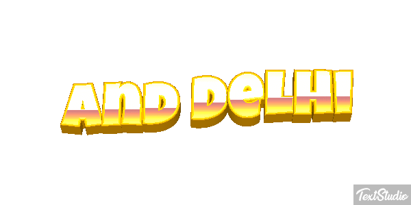 And Delhi Effetto testo