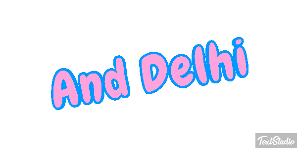And Delhi Effetto testo