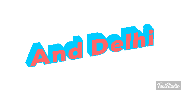 And Delhi Effetto testo
