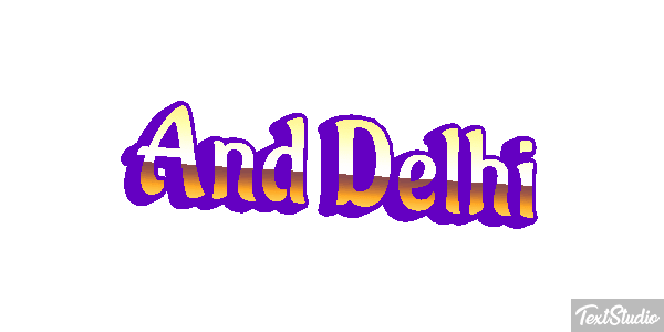 And Delhi Effetto testo