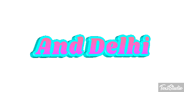 And Delhi Effetto testo