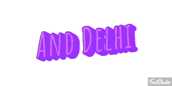 And Delhi Effetto testo