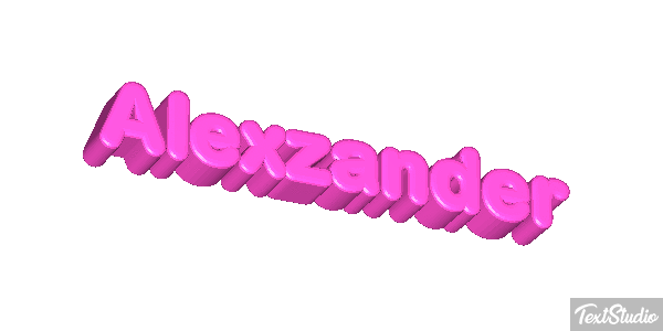 Alexzander Text effect