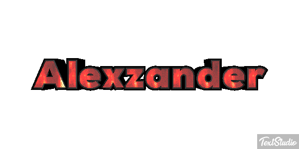 Alexzander Text effect