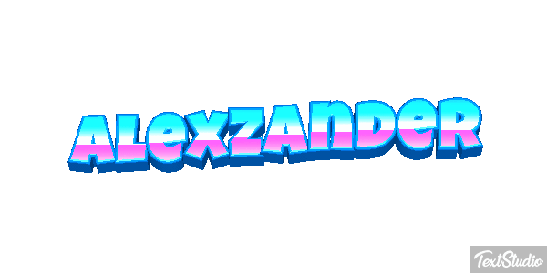 Alexzander Text effect