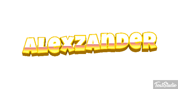 Alexzander Text effect