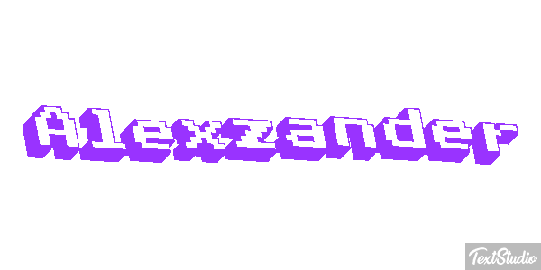 Alexzander Text effect