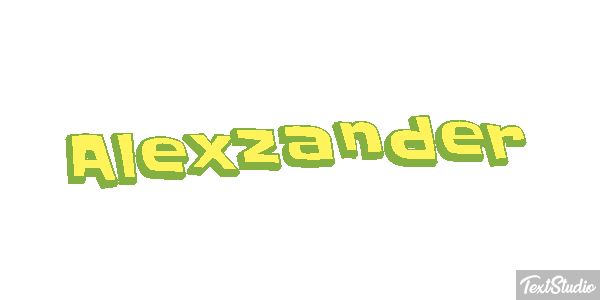 Alexzander Text effect