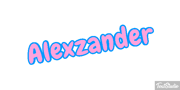 Alexzander Text effect