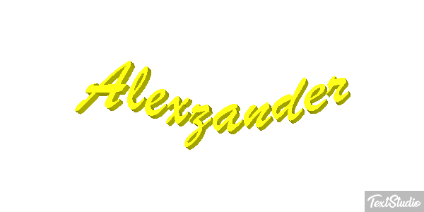 Alexzander Text effect