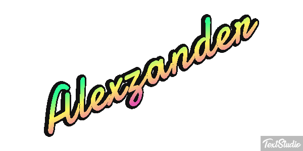 Alexzander Text effect