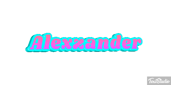 Alexzander Text effect