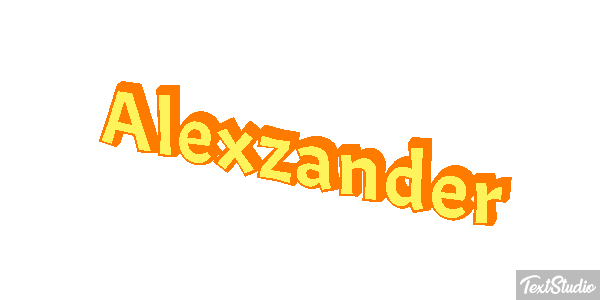 Alexzander Text effect