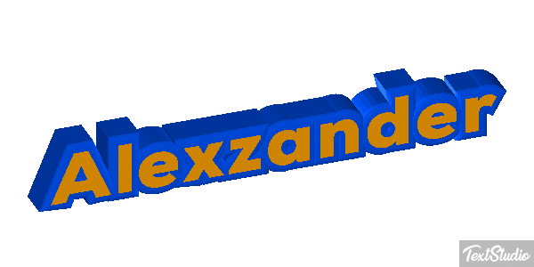 Alexzander Text effect