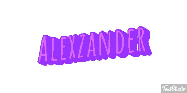 Alexzander Text effect