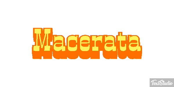 Macerata Efekt tekstowy