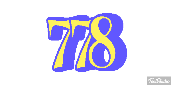 778 Efekt tekstowy