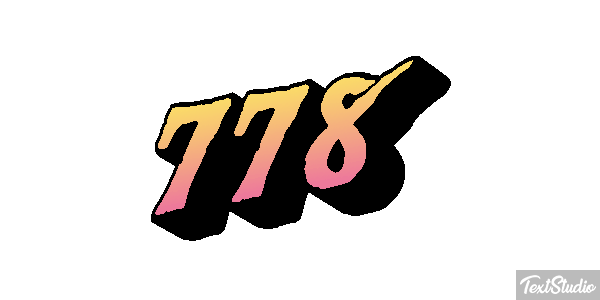 778 Efekt tekstowy
