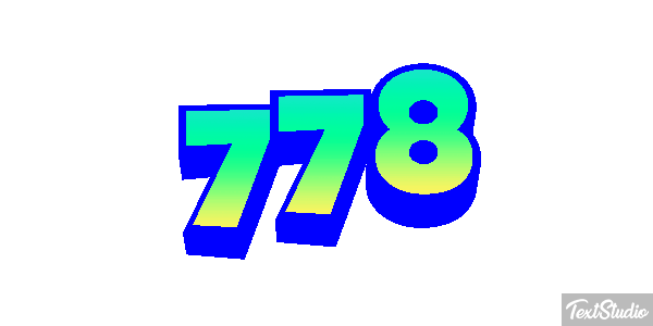 778 Efekt tekstowy