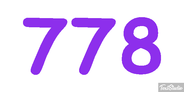 778 Efekt tekstowy