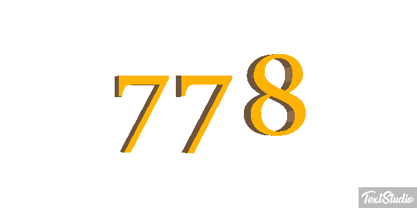 778 Efekt tekstowy