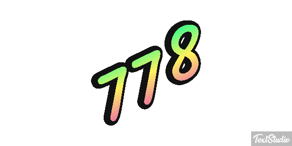 778 Efekt tekstowy