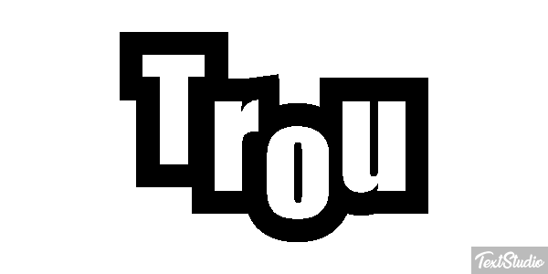 Trou Effet de texte