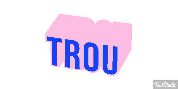 Trou Effet de texte