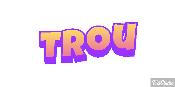 Trou Effet de texte