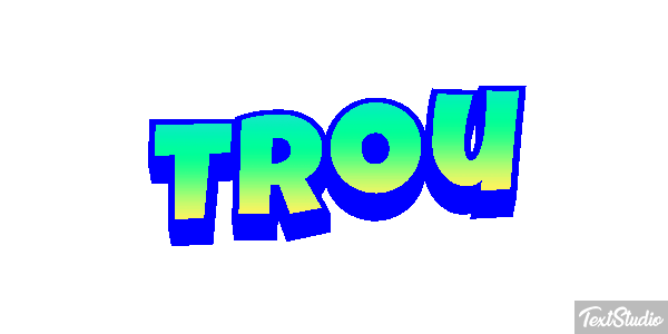 Trou Effet de texte