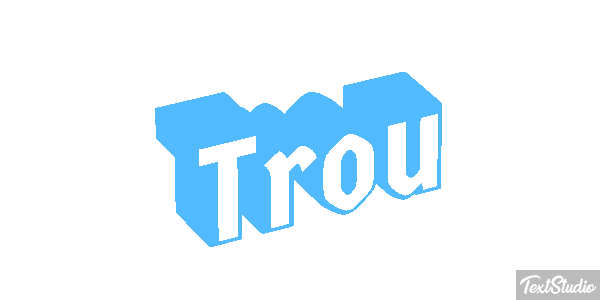 Trou Effet de texte