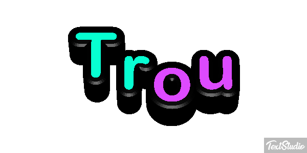 Trou Effet de texte