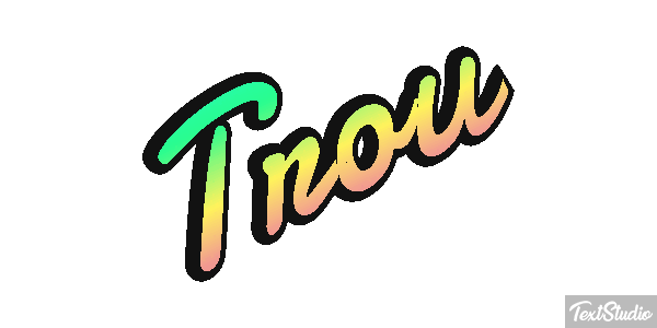 Trou Effet de texte