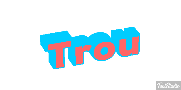 Trou Effet de texte