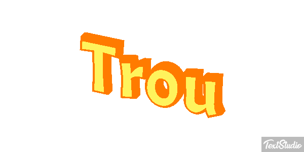 Trou Effet de texte