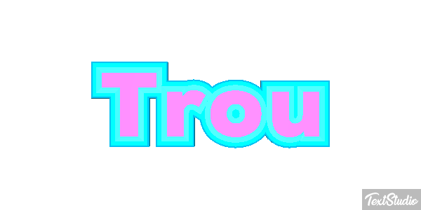 Trou Effet de texte