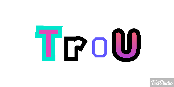 Trou Effet de texte