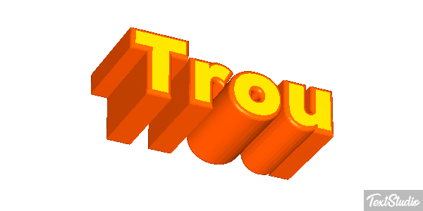 Trou Effet de texte