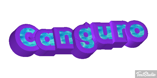 Canguro Efecto de texto
