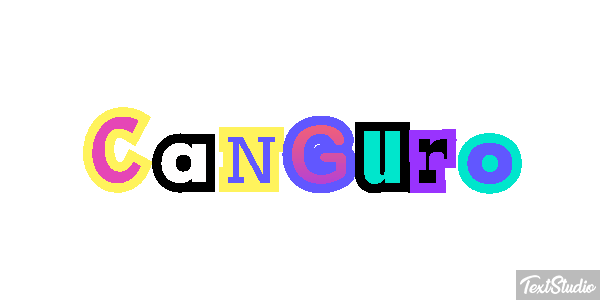 Canguro Efecto de texto