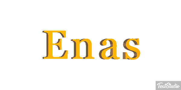 Enas Text effect