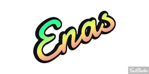 Enas Text effect