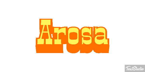 Arosa Effetto testo