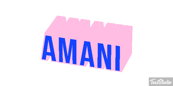 Amani Text effect