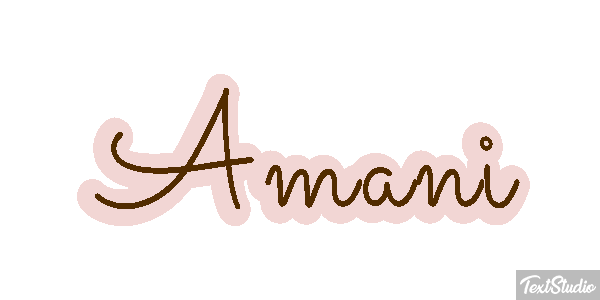 Amani Text effect